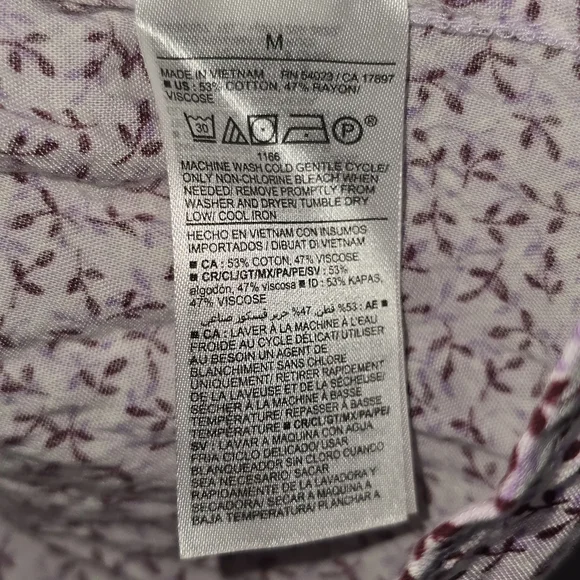 🌟 Old Navy Purple Floral Cami - Picture 5 of 6